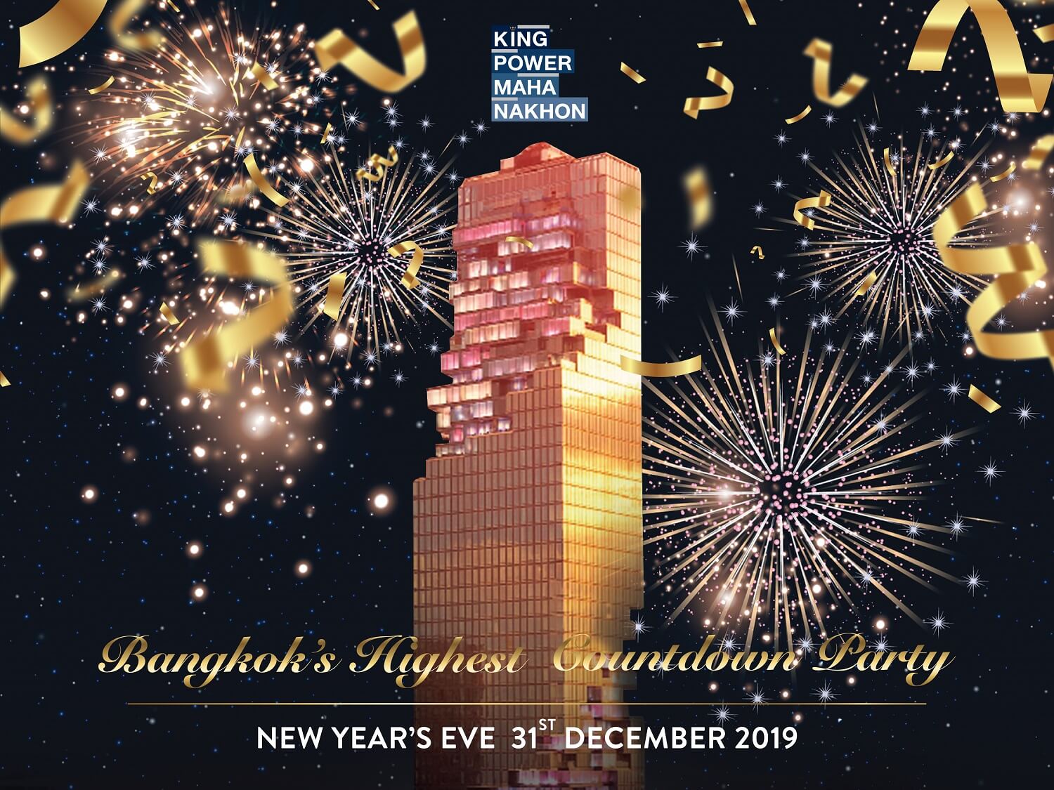 King Power Mahanakhon Celebrates New Year’s Eve with Bangkok’s Highest Countdown and Rooftop Party