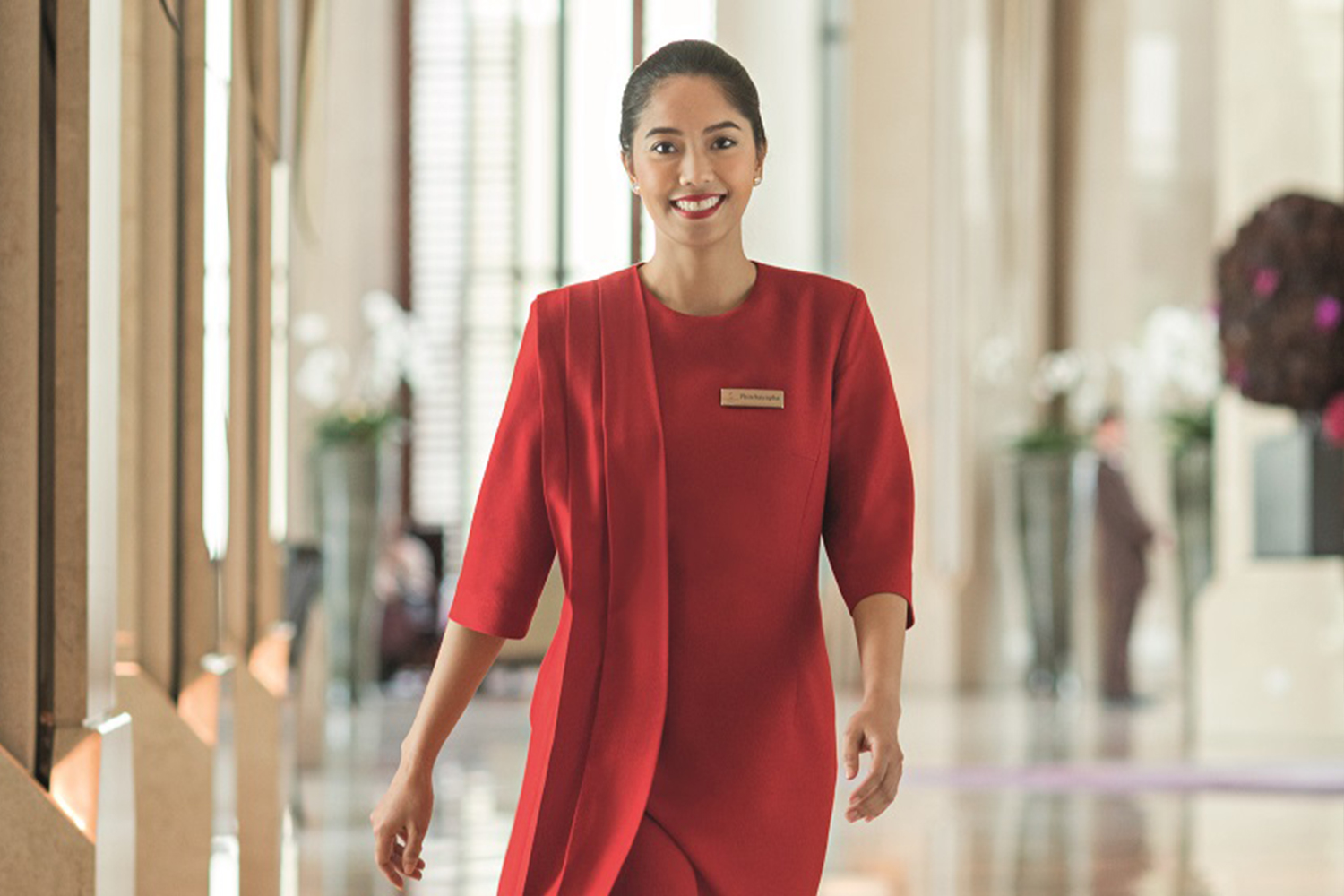 Lady in Red Kempinski Siam Kempinski