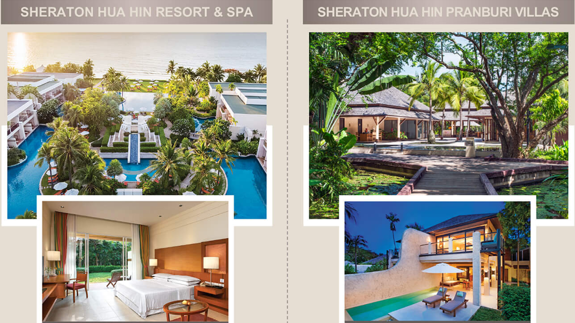 Sheraton Hua Hin Resort & Pranburi Villas - TTT Package