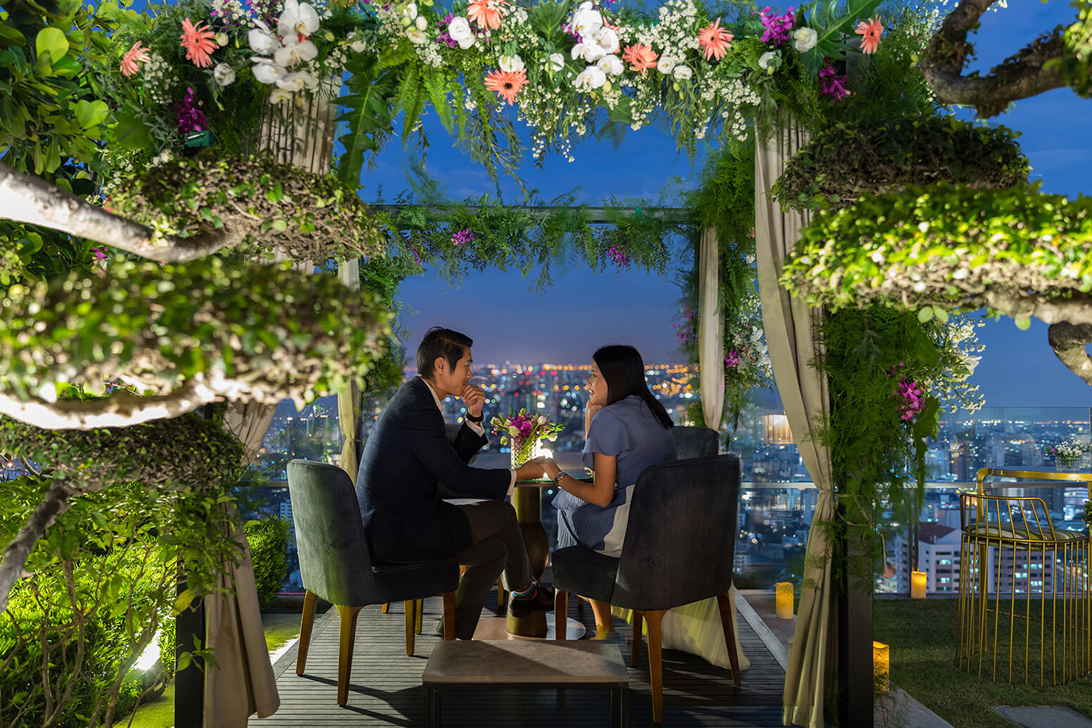 137 Pillars Bangkok BE MY VALENTINE DINNER BENEATH THE STARS AT ROOFTOP