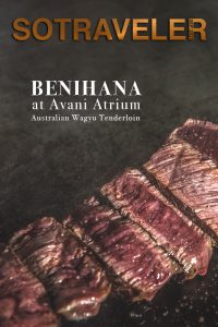 Benihana AVANI Atrium Australian Wagyu Tenderloin Seafood Set