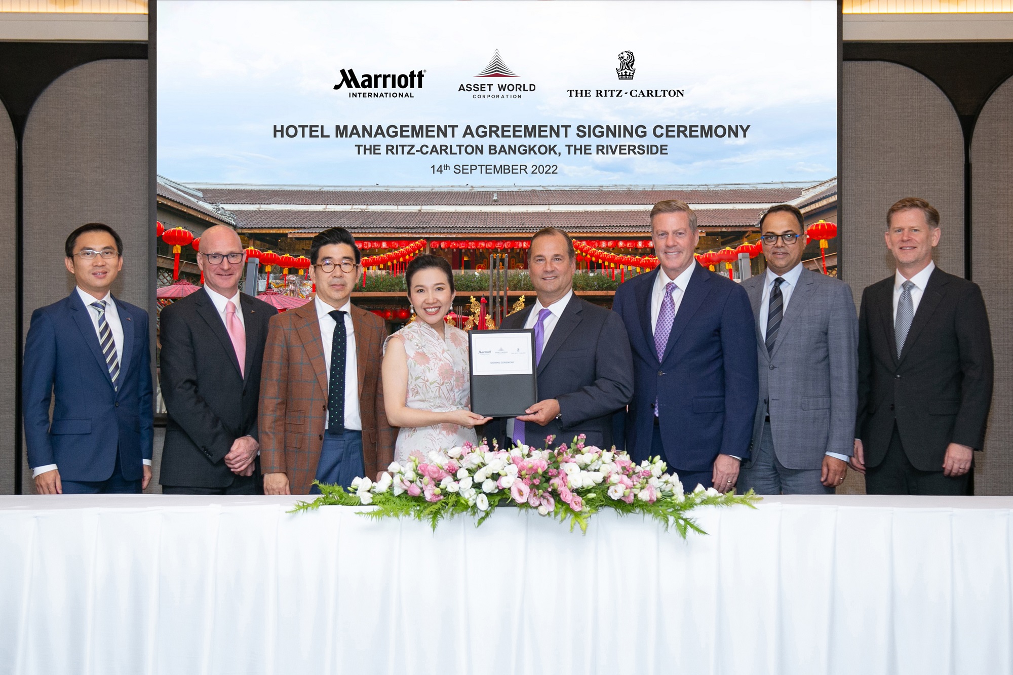 AWC signs agreement with Marriott International for The Ritz-Carlton Bangkok, The Riverside
