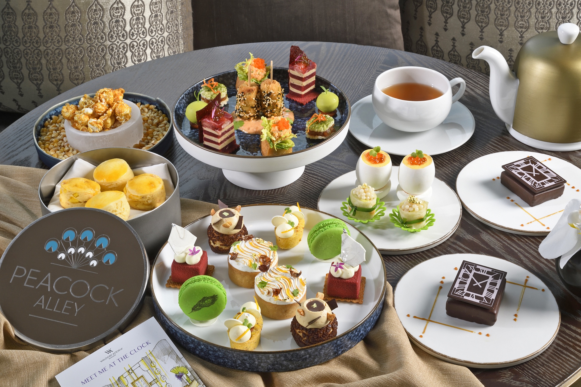 Waldorf Astoria Bangkok Iconic Afternoon Tea Set 2022