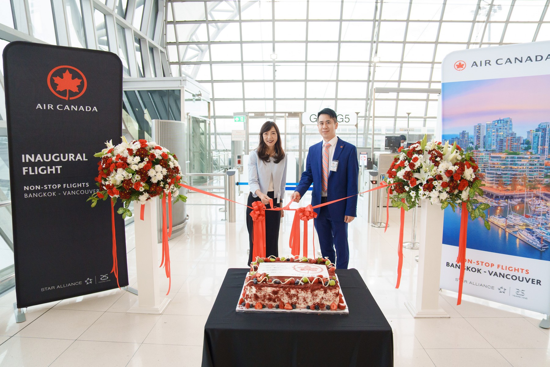 Air Canada Newly Inaugurated Bangkok Flight Enroute to Southeast Asia