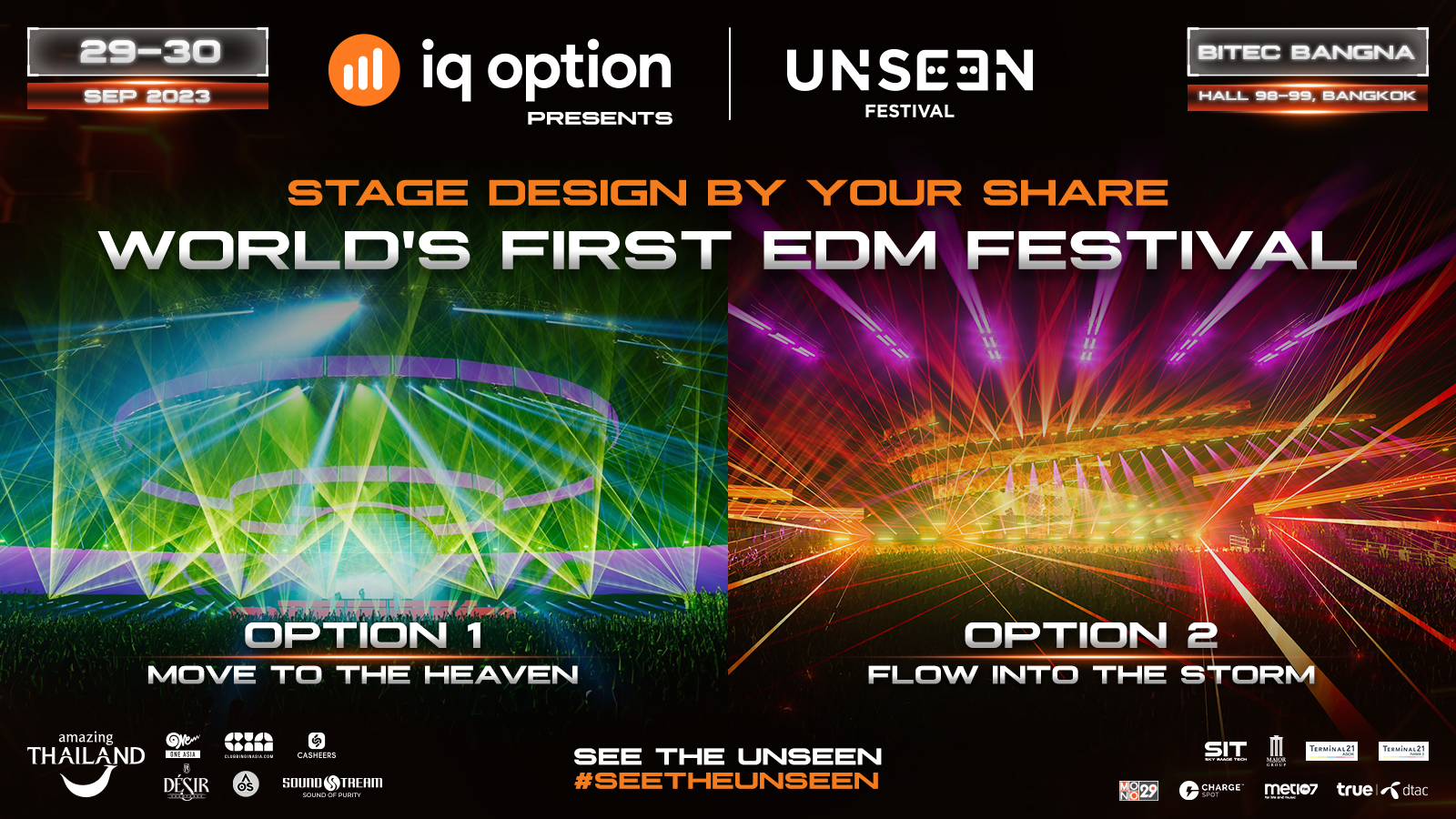 UNSEEN FESTIVAL 2023 Stage Design by Your Share
