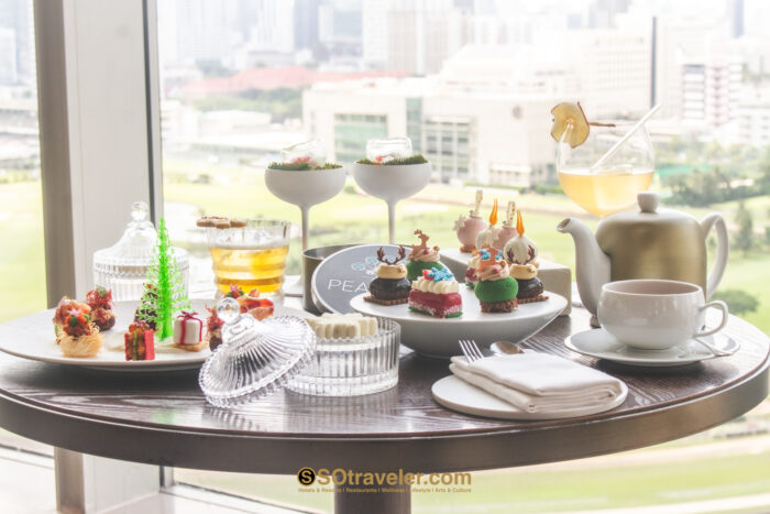 Festive Afternoon Tea at Peacock Alley, Waldorf Astoria Bangkok