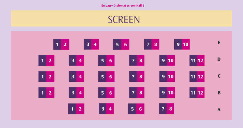 ผังที่นั่ง Embassy Diplomat Screen